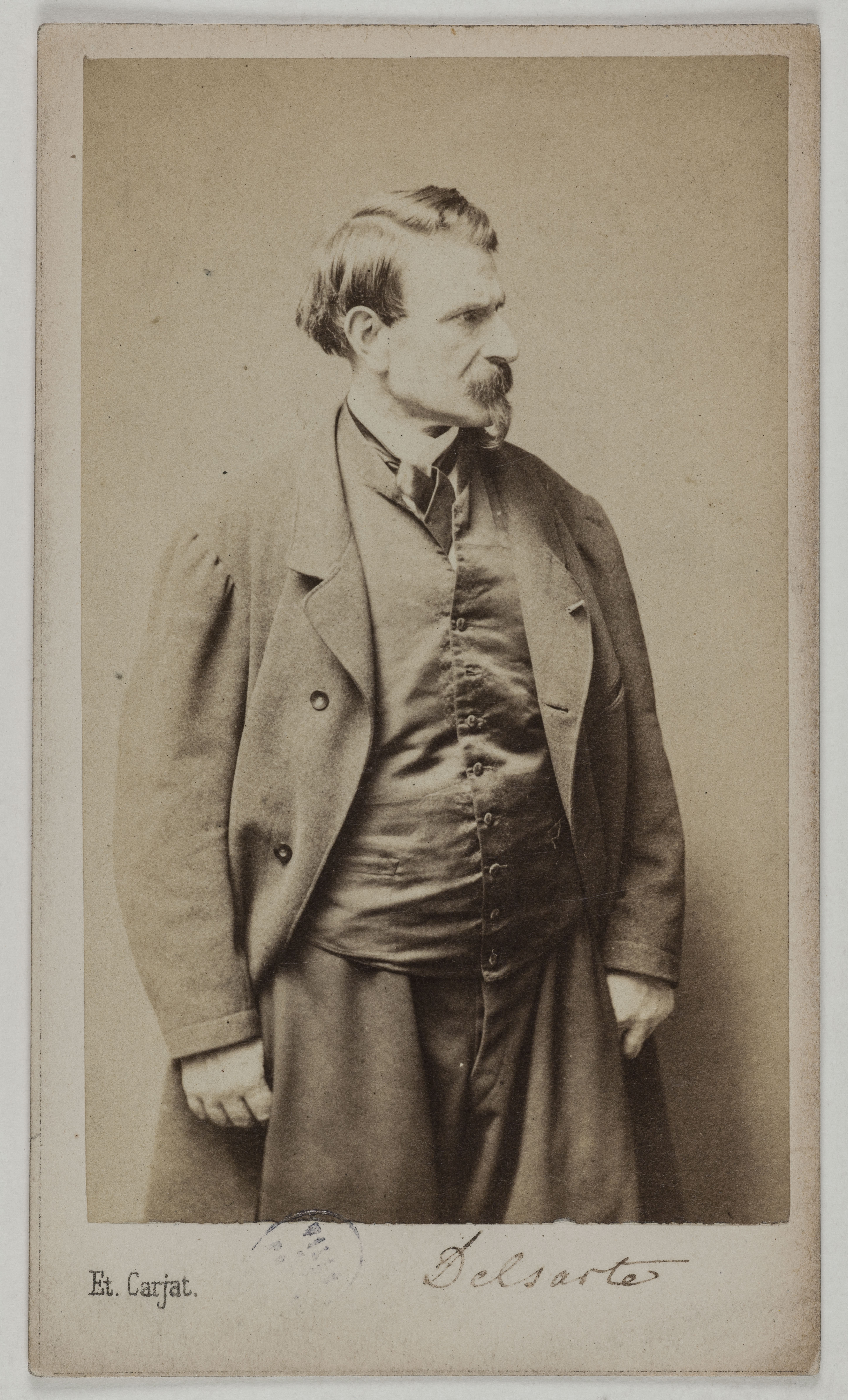 Carjat & Cie, Portrait de Delsarte François, (1811-1871), (chanteur, compositeur)