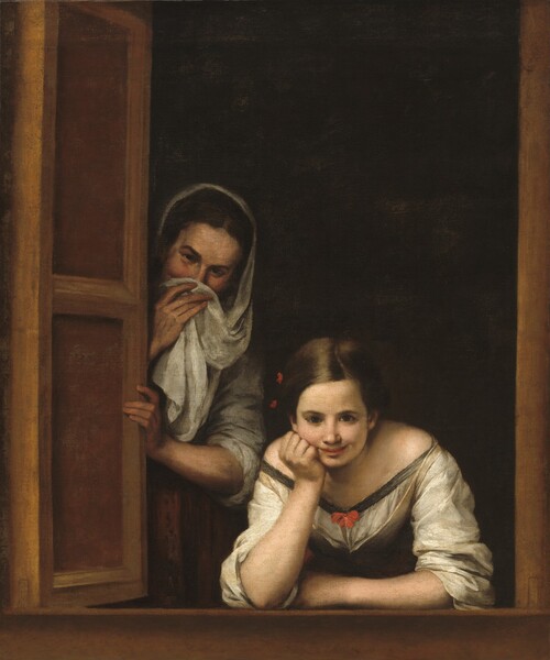 Bartolomé Esteban Murillo, Two Women at a Window