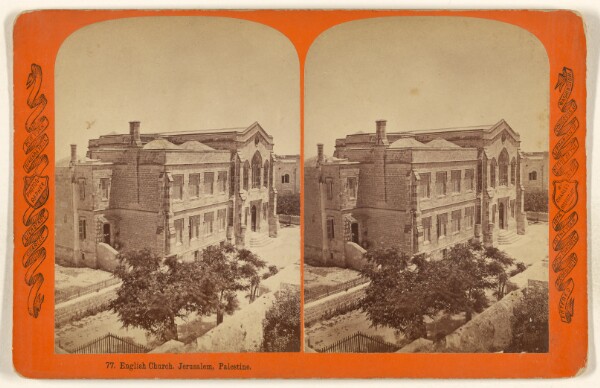 Charles Bierstadt, English Church. Jerusalem, Palestine.