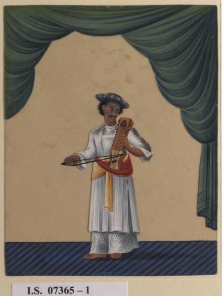 Unknown, One of twelve drawings of musicians and dancing-girls.