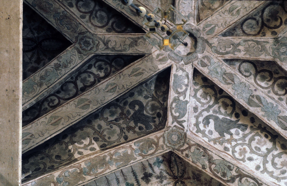 Rune Hammarling, Lime painting in Viksta Church, Viksta parish, Uppland 1986