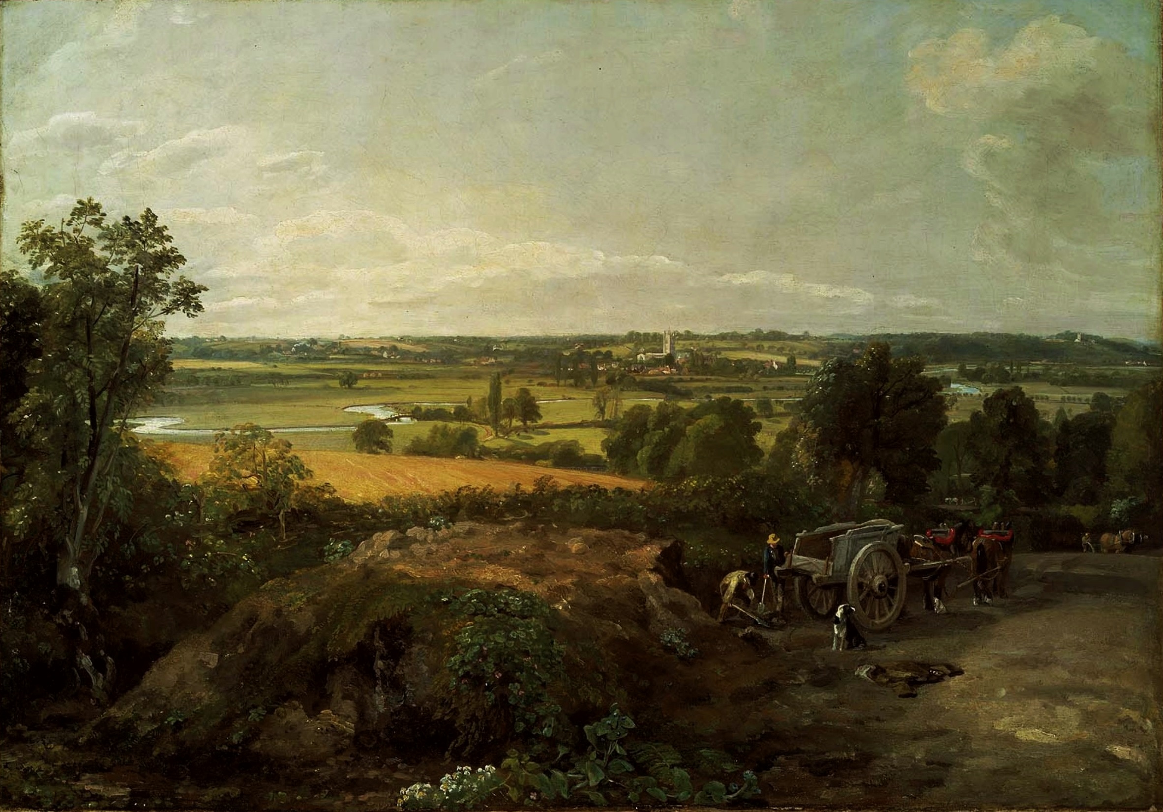 John Constable, Stour Valley and Dedham Church