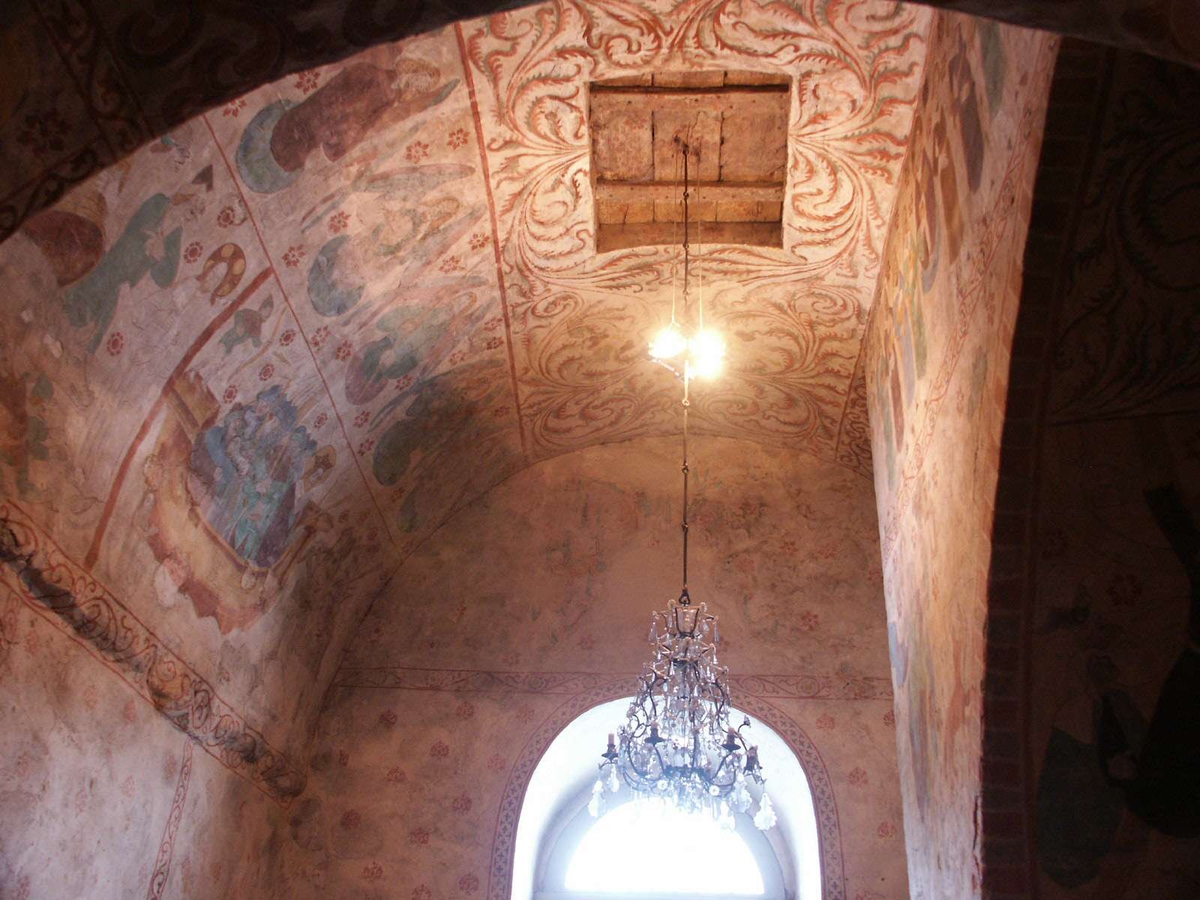 Johan Dellbeck, Kalkmålning i Husby-Sjutolfts kyrka, Uppland 2004