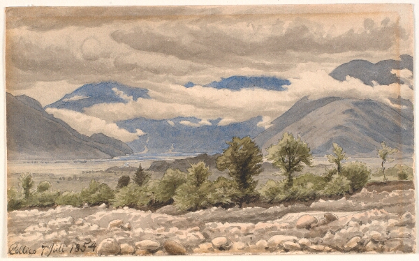 P.C. Skovgaard, Italiensk bjerglandskab i overskyet vejr