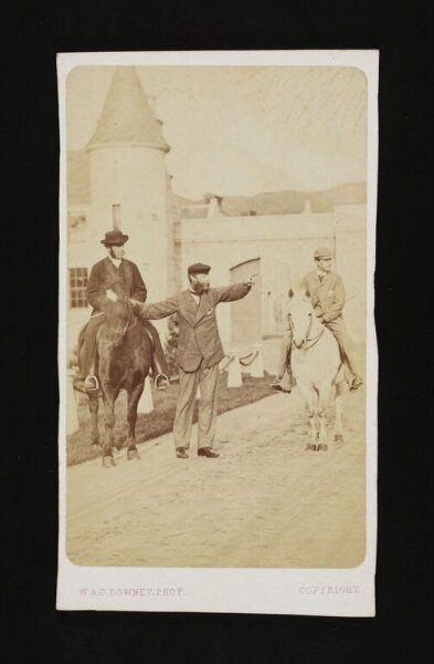W. & D. Downey, Revd R Duckworth, Col Ponsonby and Prince Arthur