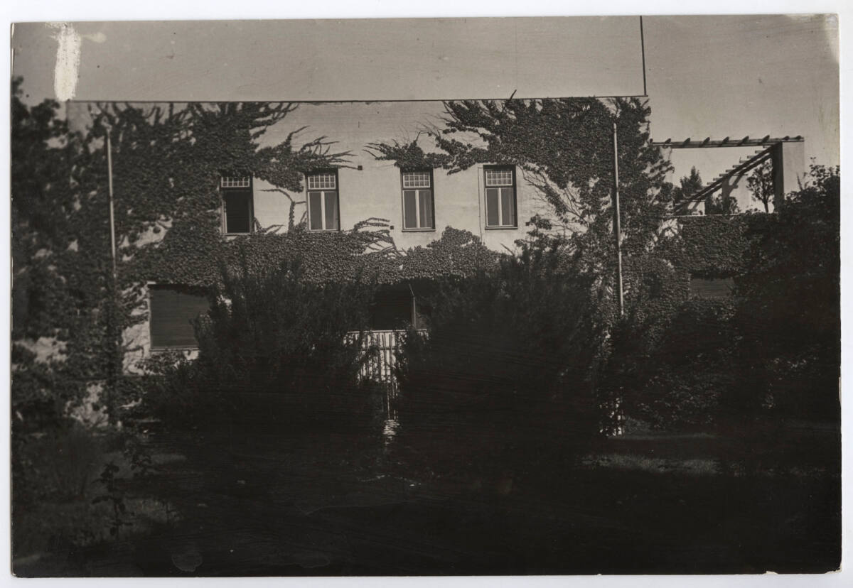 Anonym, Villa des Direktors der Rohrbacher Zuckerraffinerie, Rohrbach (Hrušovany) bei Brünn, Tschechische Republik, Frontalansicht der Fassade
