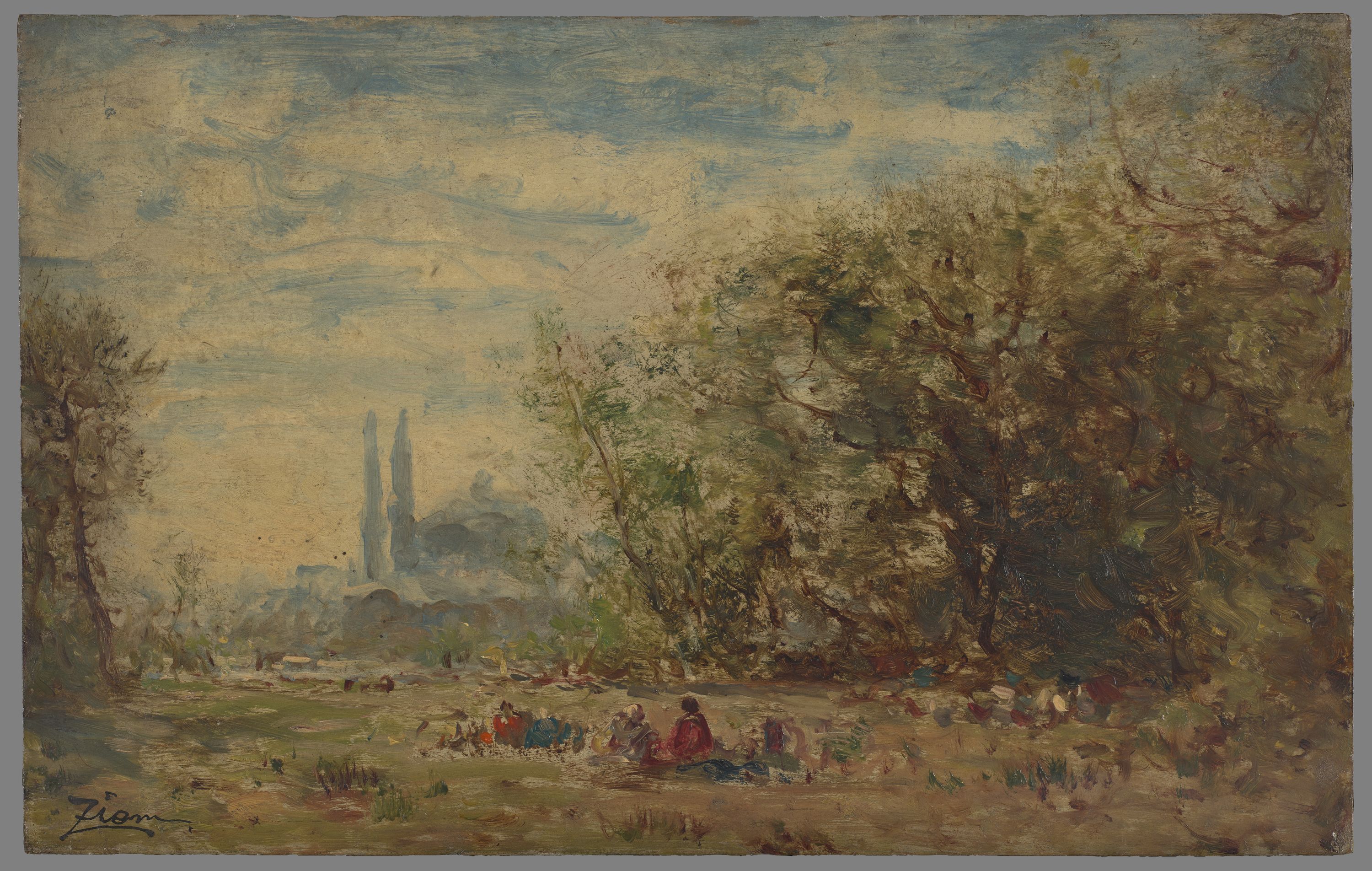 Félix Ziem, Les Eaux douces d'Asie, environs de Constantinople