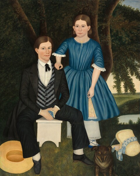 American 19th Century, Brother and Sister