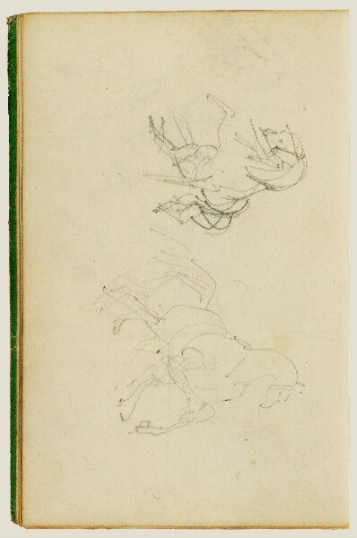 Théodore Géricault, Two studies of a rearing horse