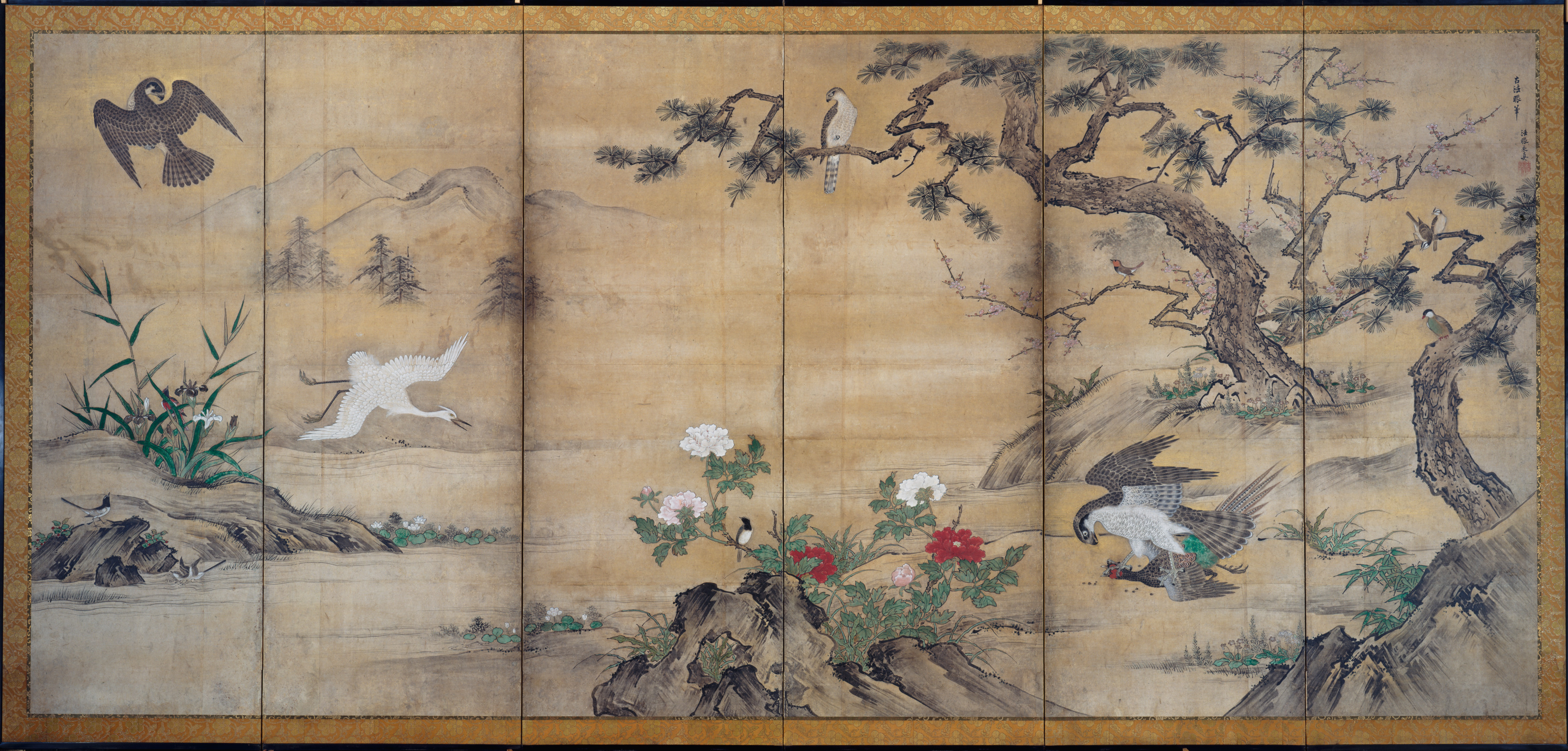 Kano Shōei, Birds and Flowers