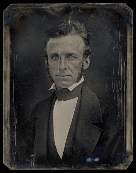 Unknown, [Portrait of a Man with Muttonchop Whiskers]