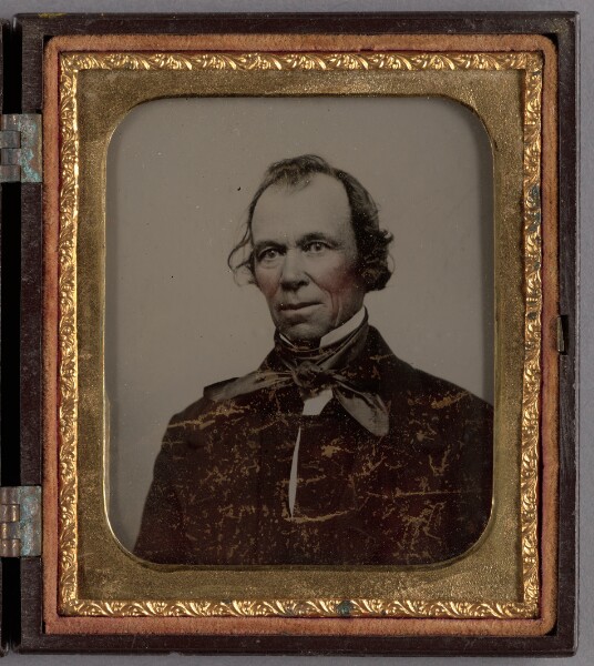 Unknown, [Portrait of a Middle-aged Man with Thining Hair Wearing a Bow Tie]