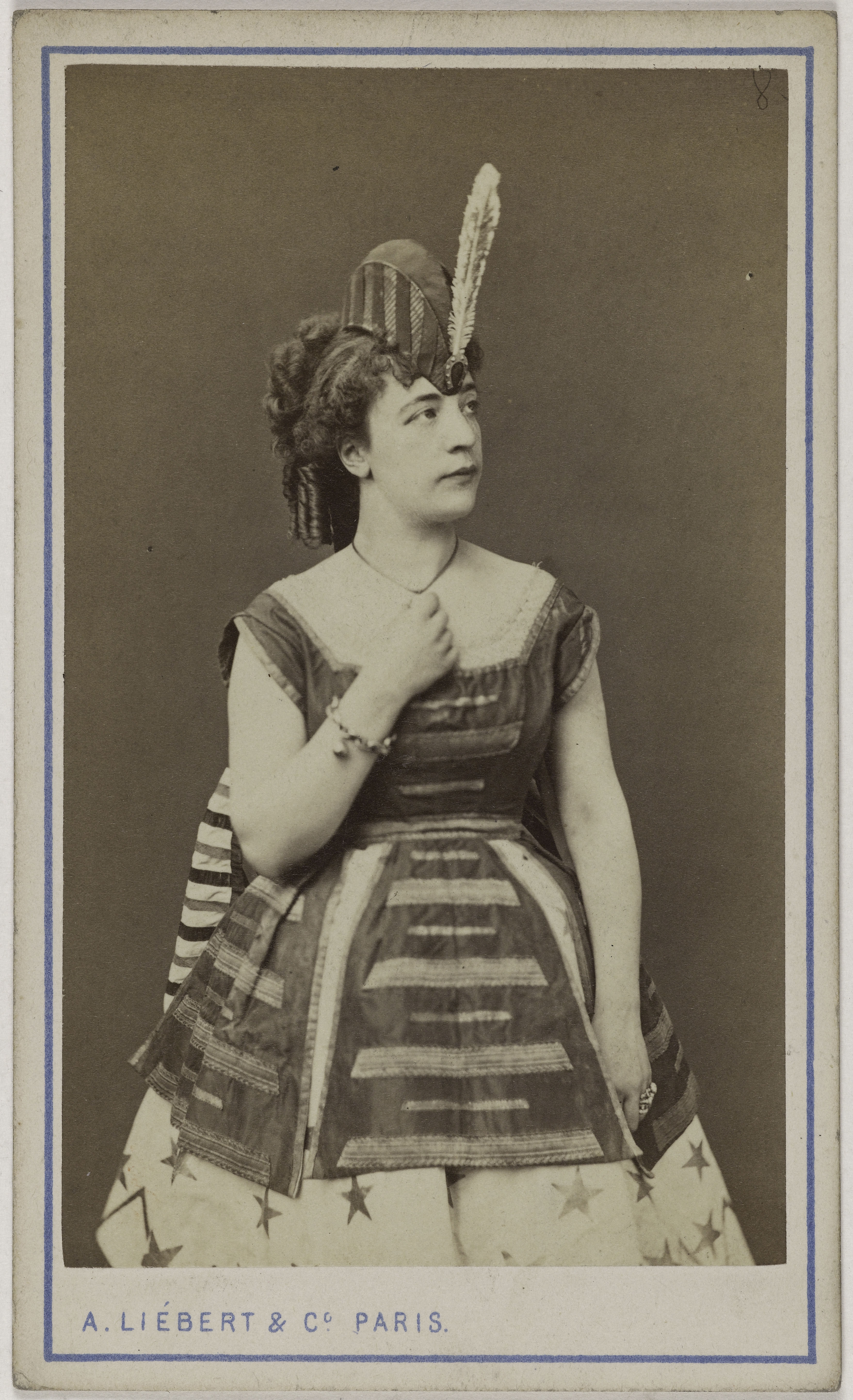 Alphonse Liébert, Portrait de Marie Daguy (actrice au théâtre du Châtelet)