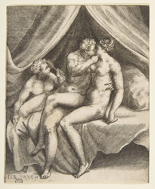 Giulio Bonasone, Venus and Mars, from "The Loves of the Gods"