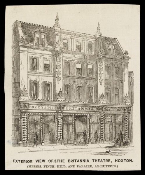 Unknown, Exterior View of the Britannia Theatre, Hoxton