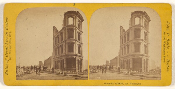 John P. Soule, Summer Street, cor. Washington. [Boston, Mass.]