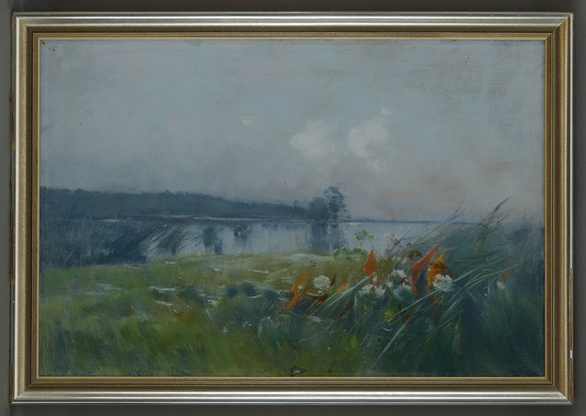 Karl Hagemeister, Am See, um 1905