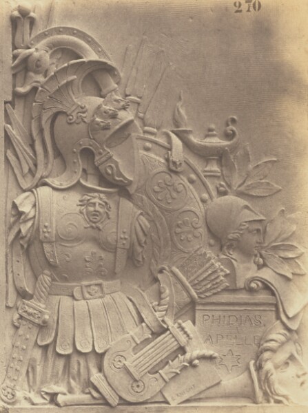 Édouard Baldus, [Decorative Element by Emile Knecht, Decoration of the Louvre, Paris]