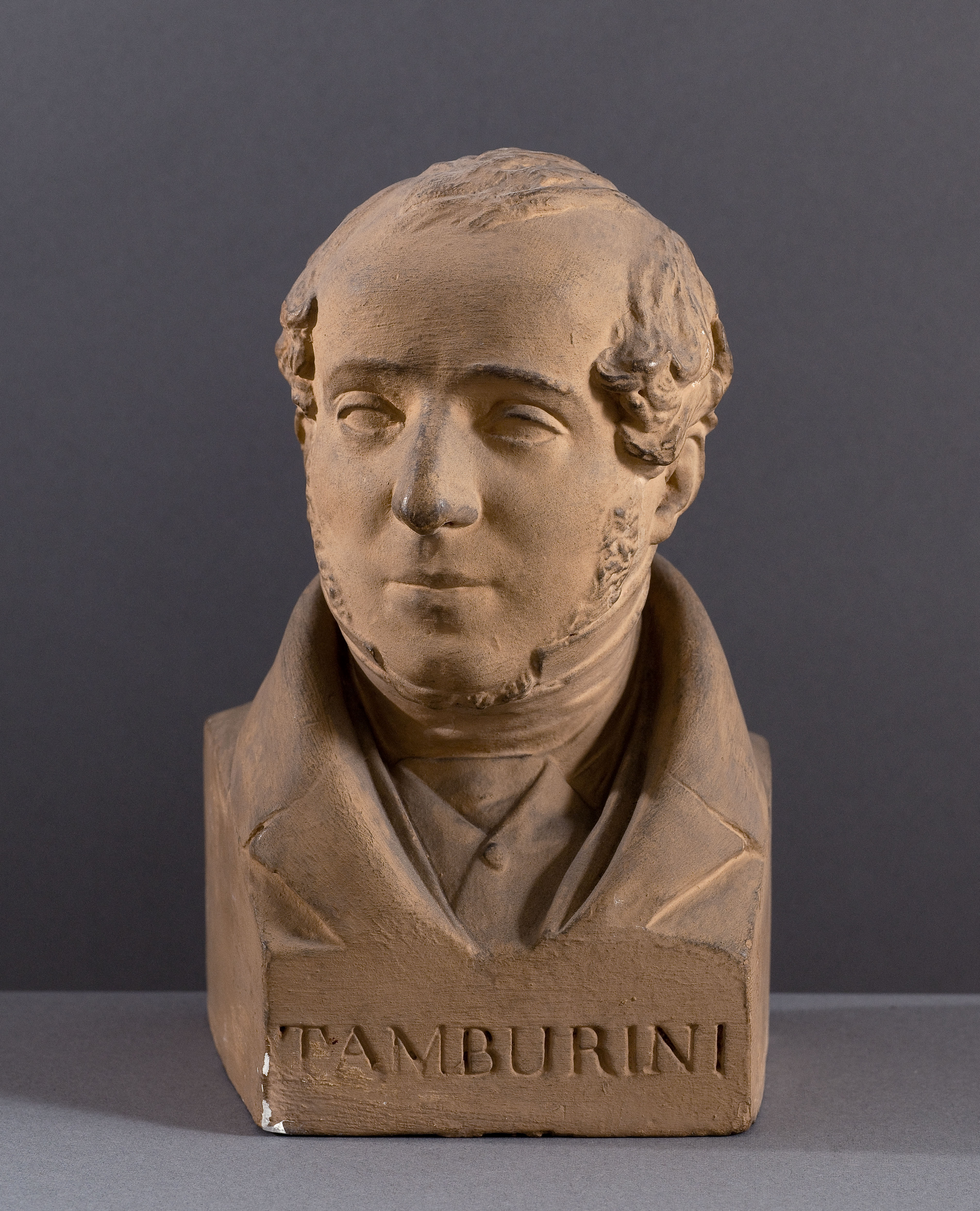 Jean Pierre Dantan, Portrait sérieux d'Antonio Tamburini (1800-1876), chanteur