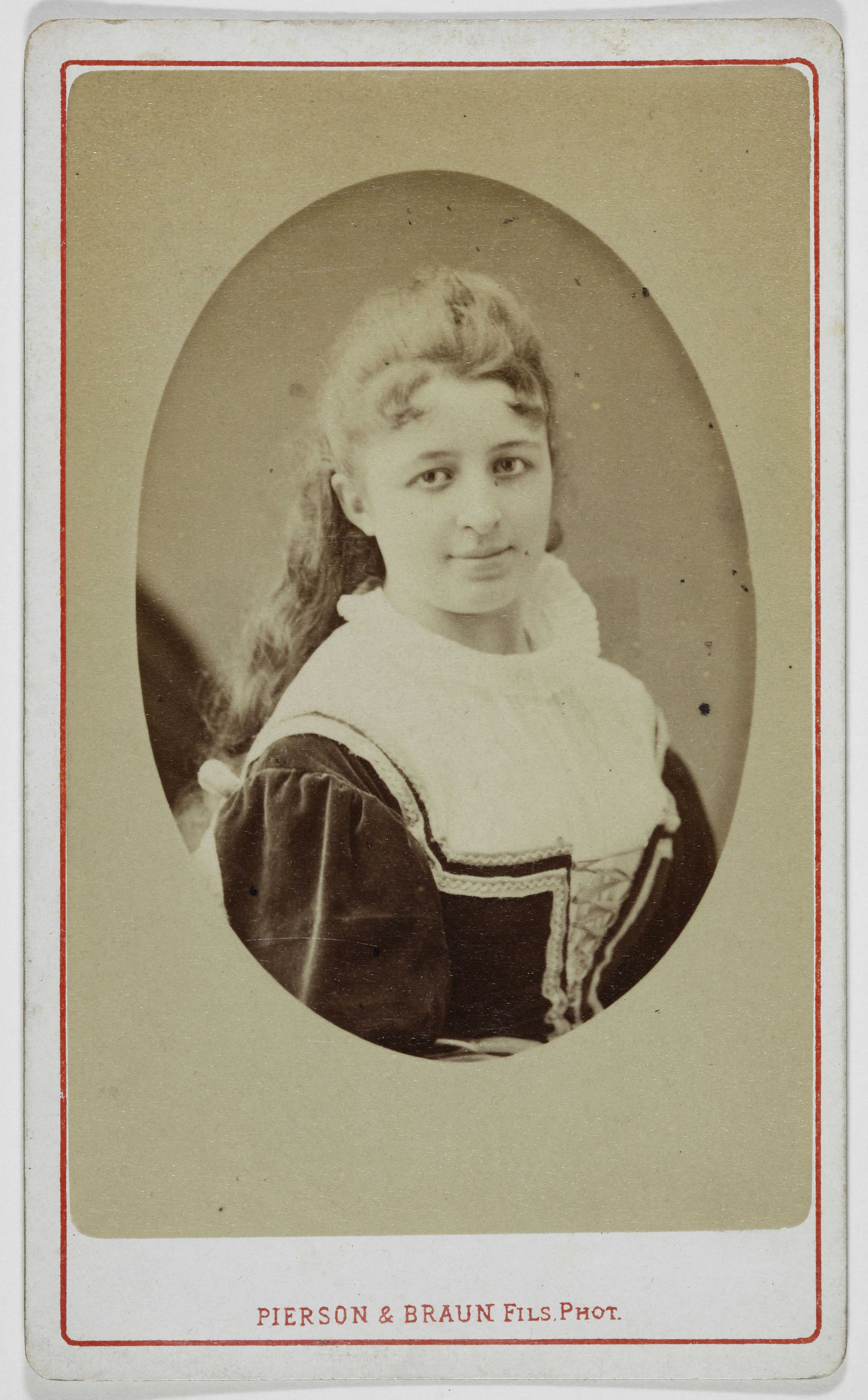 Pierson & Braun Fils, Portrait d'Alice, (actrice)