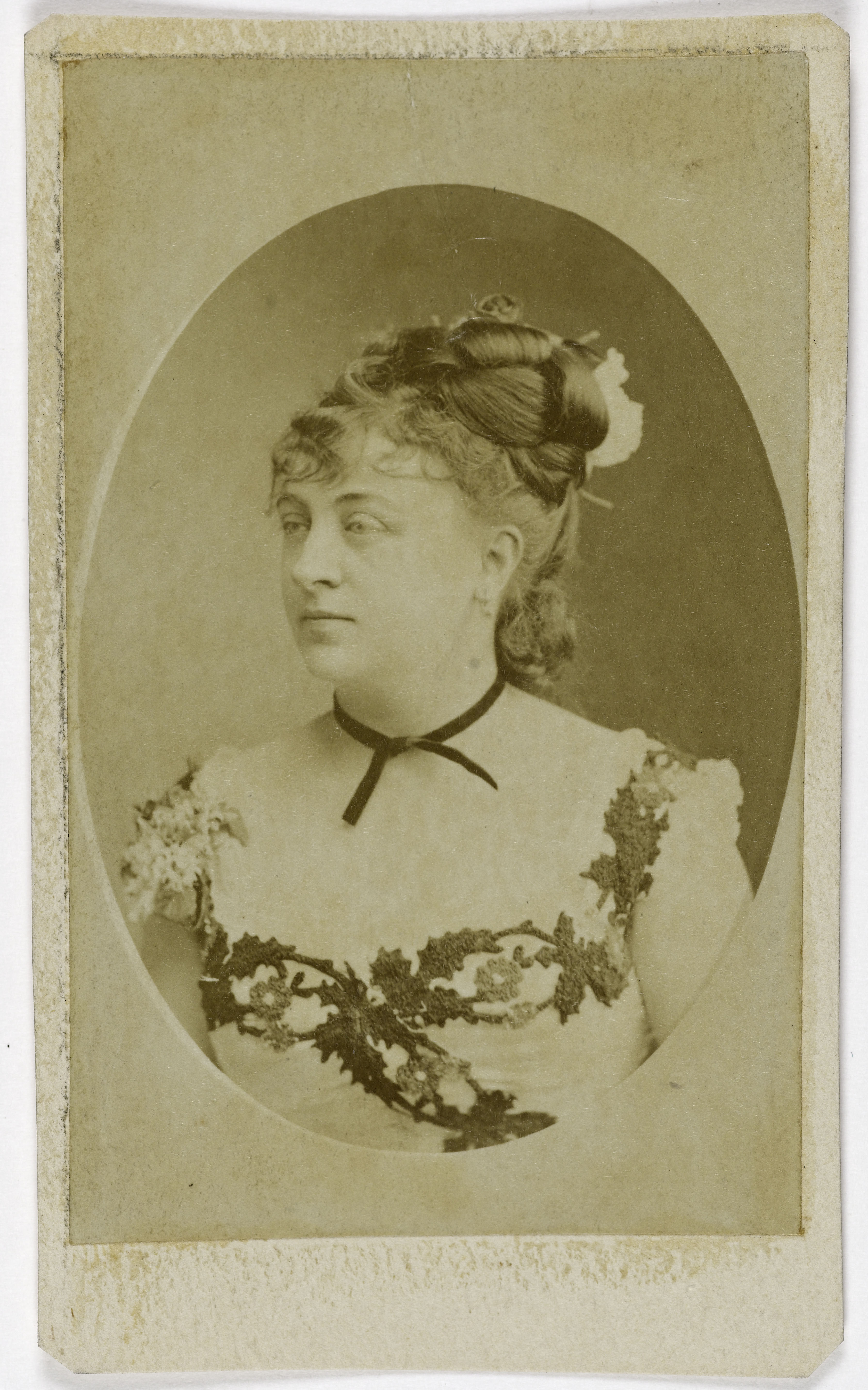 Anonyme, Portrait d'Amélie Drège (Bridet, dite) ( -1902), (actrice)