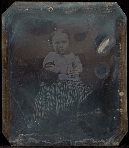 Jacob Byerly, [Portrait of a Little Girl with Basket]