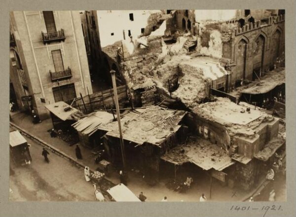 K.A.C. Creswell, Ruins of the madrasa of Mamluk Sultan al-Zahir Baybars, Cairo