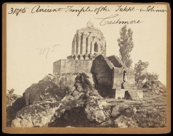 Francis Frith, Ancient Temple of the Tukht-i-Soliman.  Cashmere