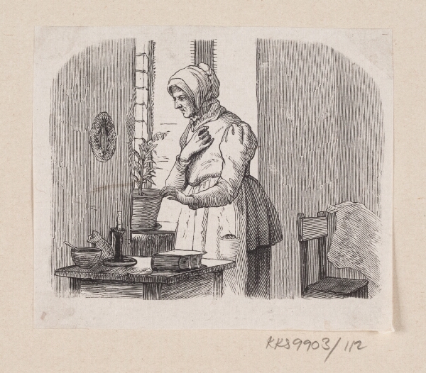 H.P. Hansen, Illustration til "Fra et Vindue i Vartou" i H.C. Andersen, "Eventyr og Historier", Bind 2