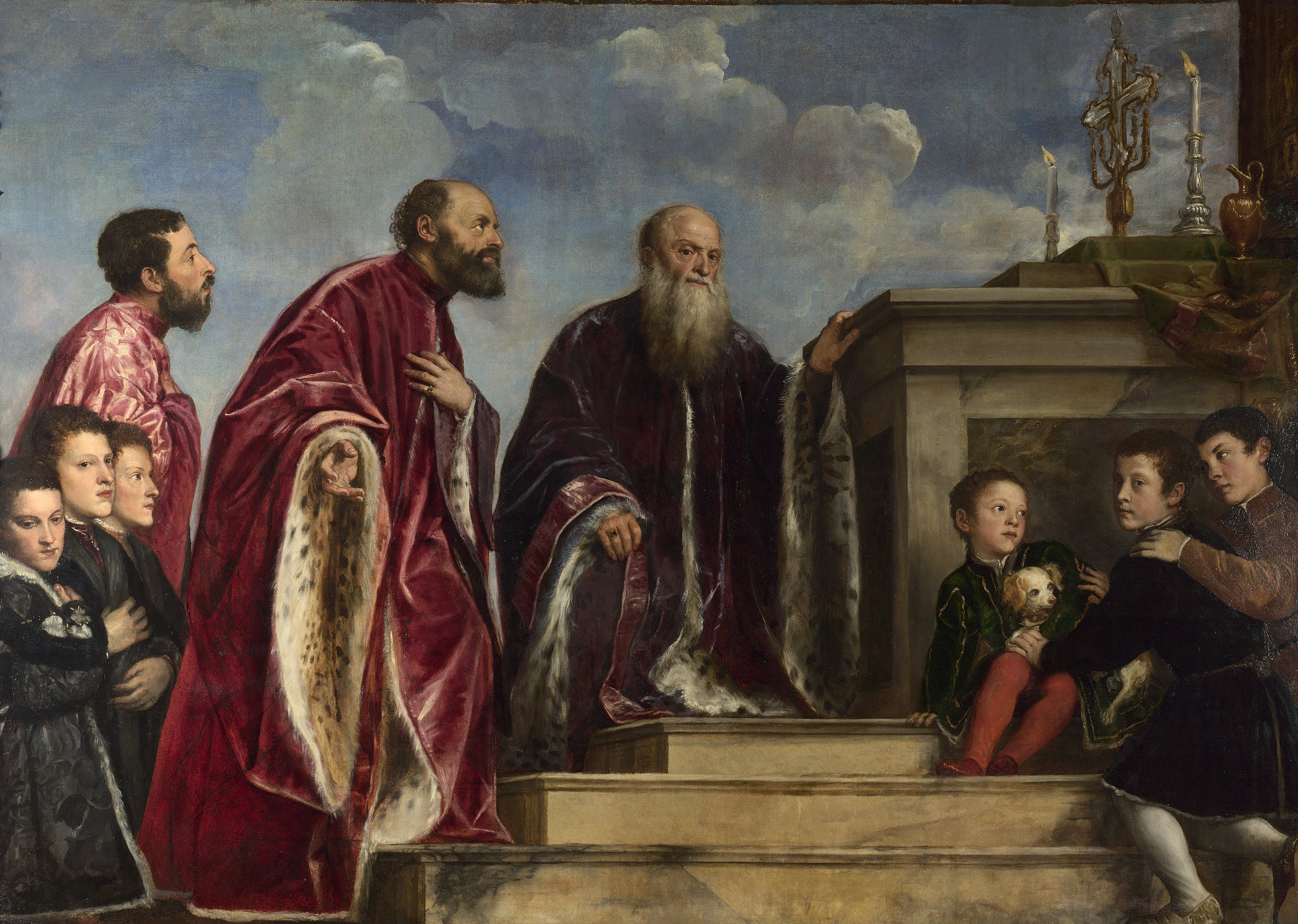 Titian, Portrait of the Vendramin Family