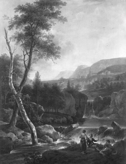 Salvator Rosa, Landscape with figures
