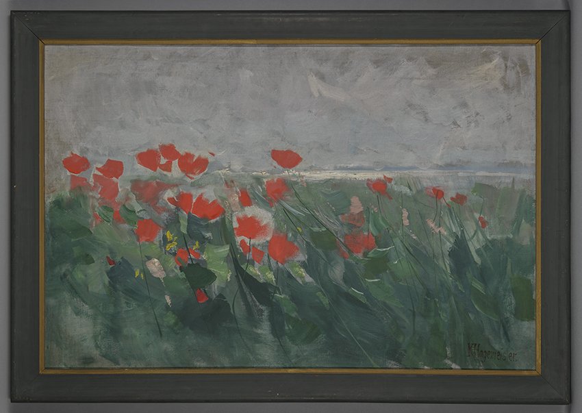 Karl Hagemeister, Mohnfeld, um 1909