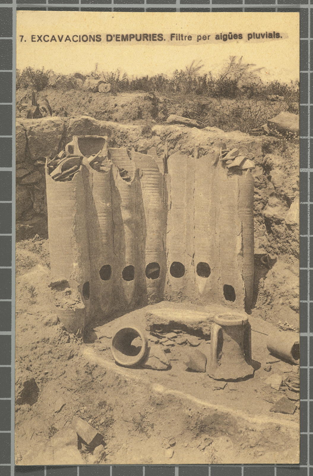 Josep Esquirol Pérez, 7. Empuries Excavations. Filter by stormwater