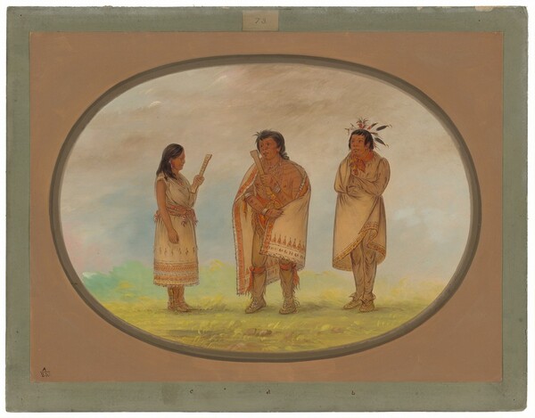 George Catlin, Three Potowotomie Indians
