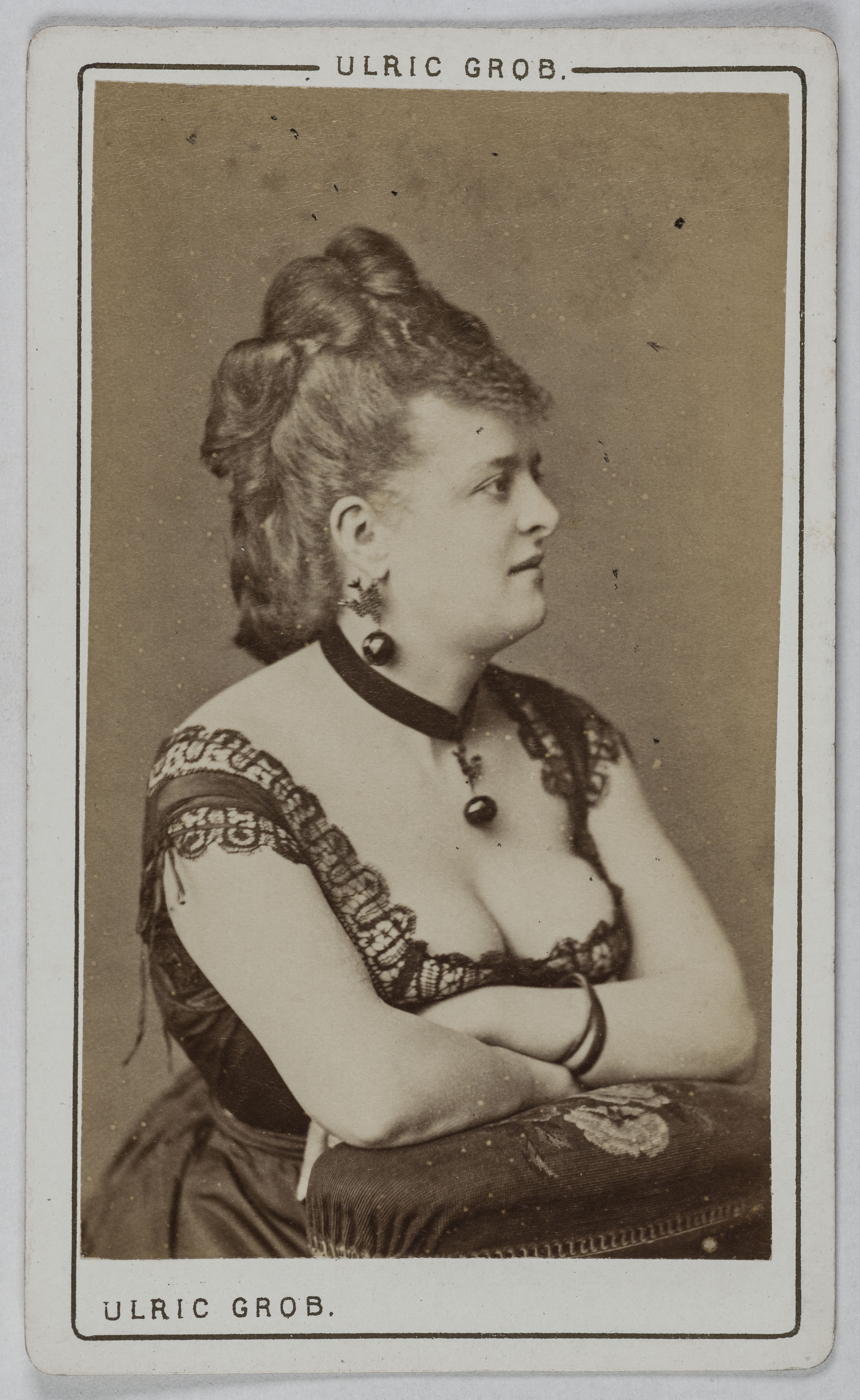 Ulric Grob, Portrait d'Alice Gardes (actrice au théâtre du Château d'eau et de la Renaissance)