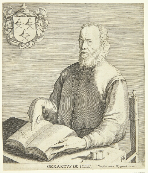 Hendrick Goltzius, Portræt af Gerard de Jode