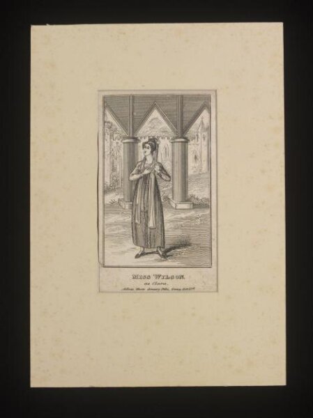 Unknown, Miss Wilson as Clara