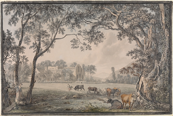 Paul Sandby, Valle Crucis Abbey, Denbighshire