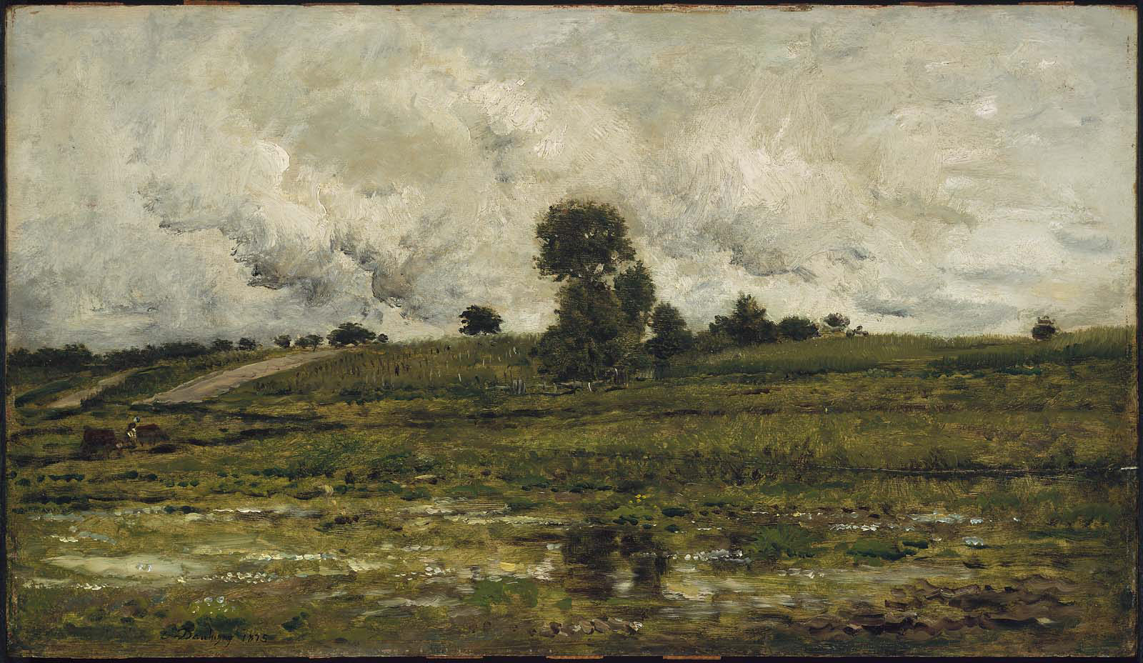 Charles-François Daubigny, Rising Ground Near Villeneuve-St. Georges