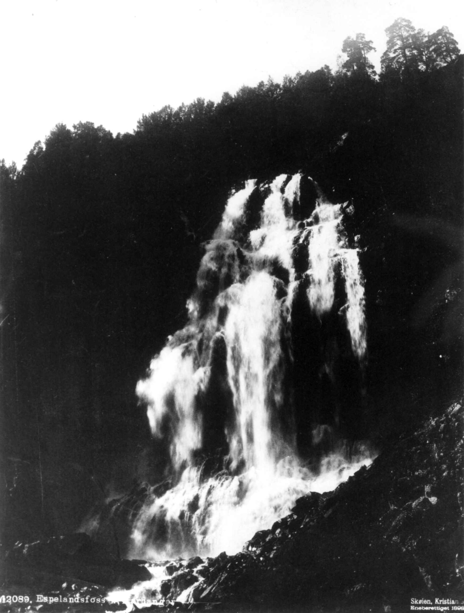 Marthinius Skøien, Espelandsfossen, Granvin, Hordaland.