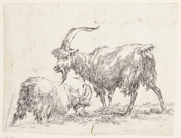 Nicolaes Berchem, To geder