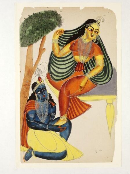 Unknown, Krishna and Radha