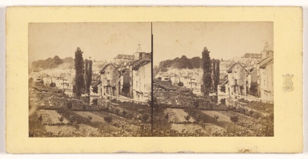 Unknown, [Vue de Salins, prise de la mantee de St. Andre (Jura)]