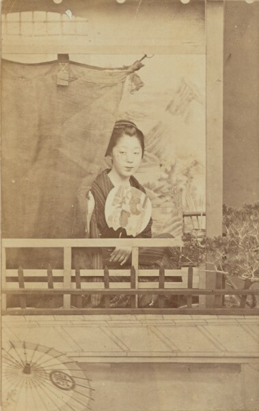 Unknown, [Kneeling Japanese Woman]