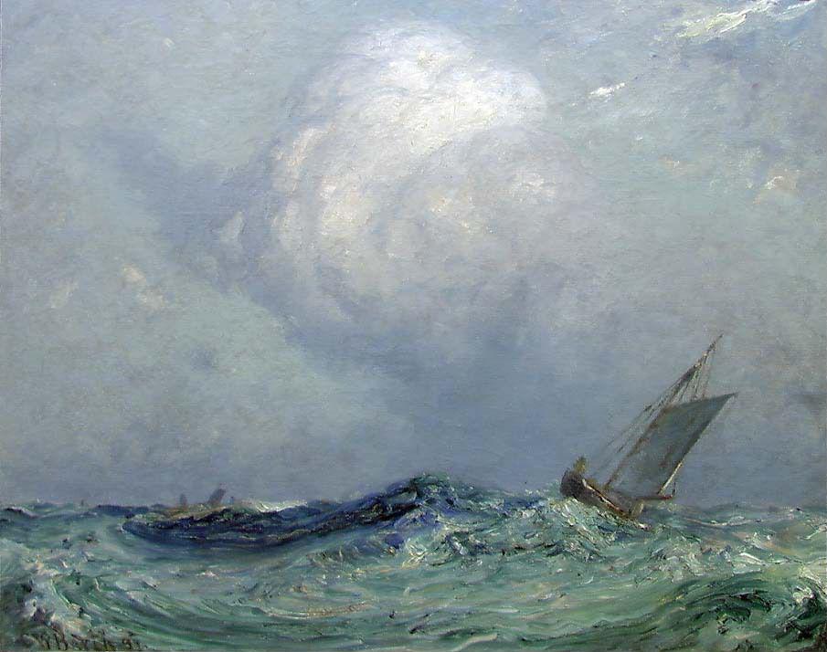 Carl Wilhelm Bøckmann Barth, Seascape