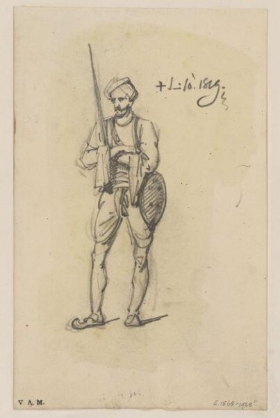 George Chinnery, An Indian chowkidar