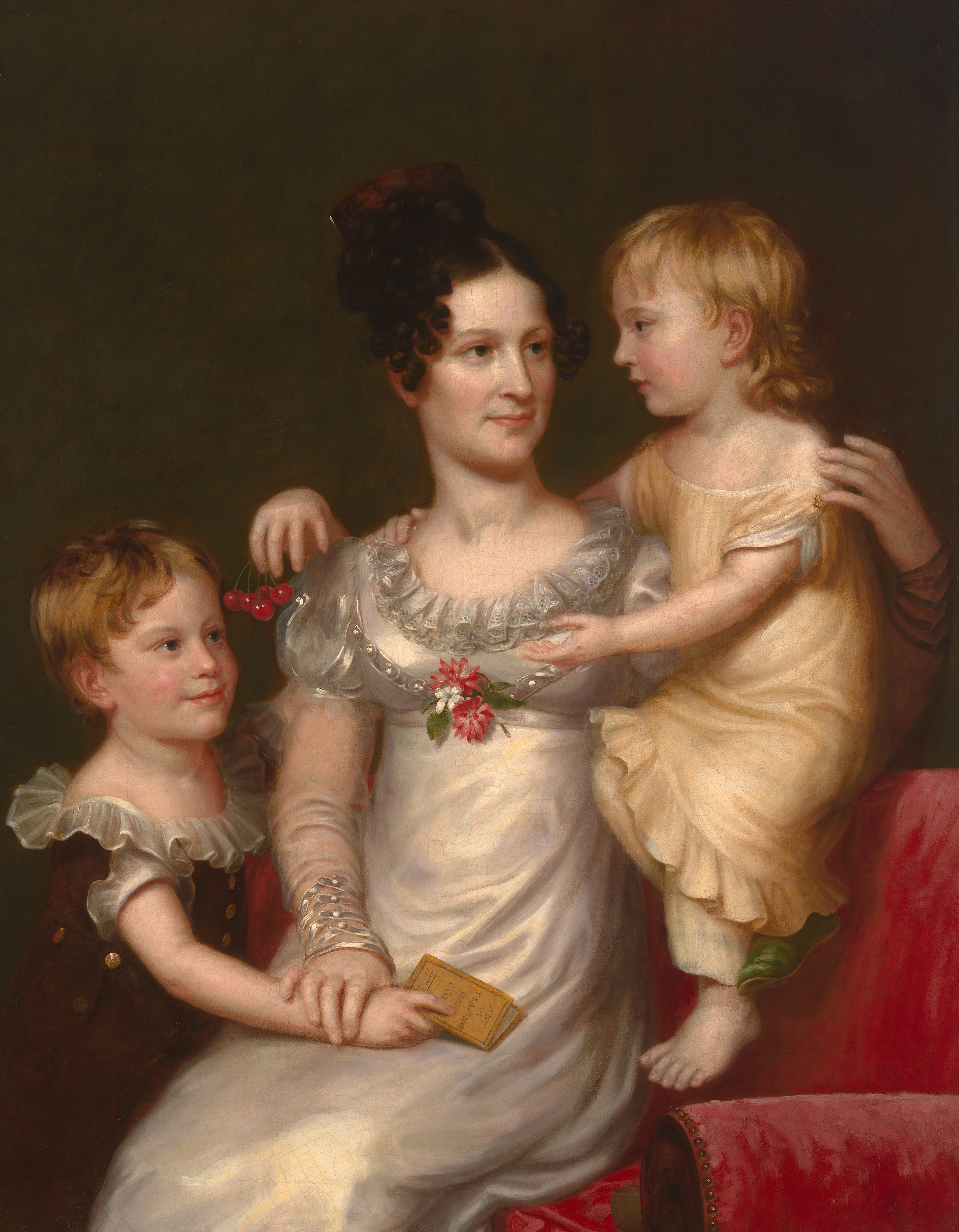 Charles Bird King, Sarah Weston Seaton with her Children Augustine and Julia