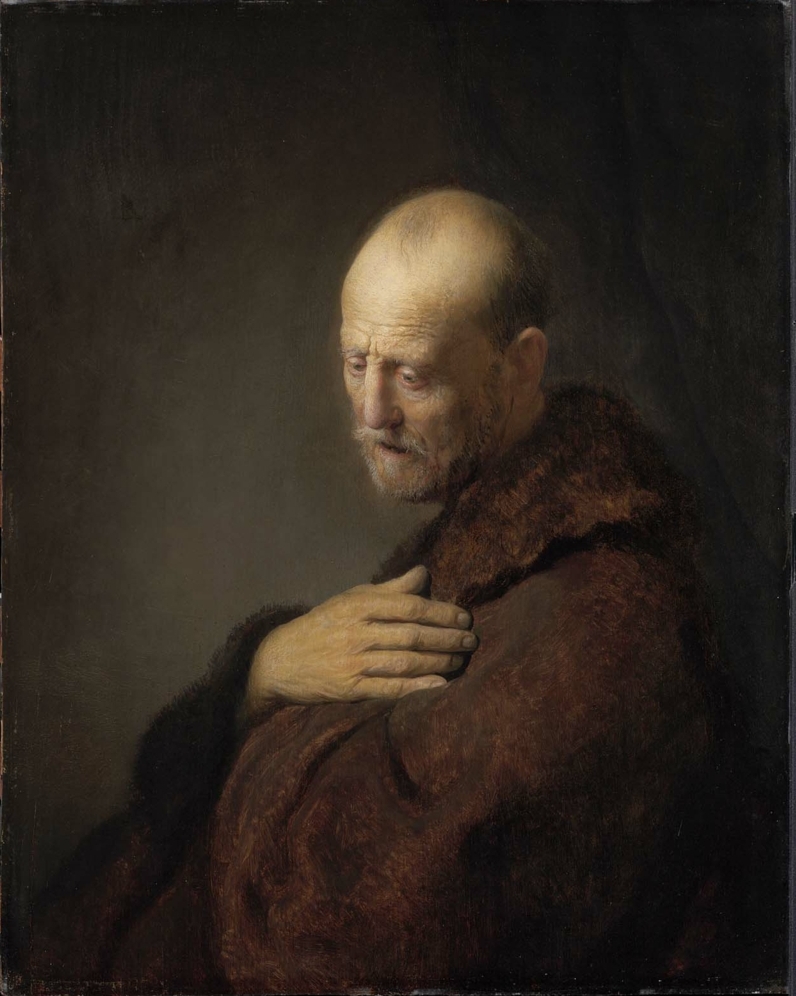 Rembrandt, Old Man in Prayer