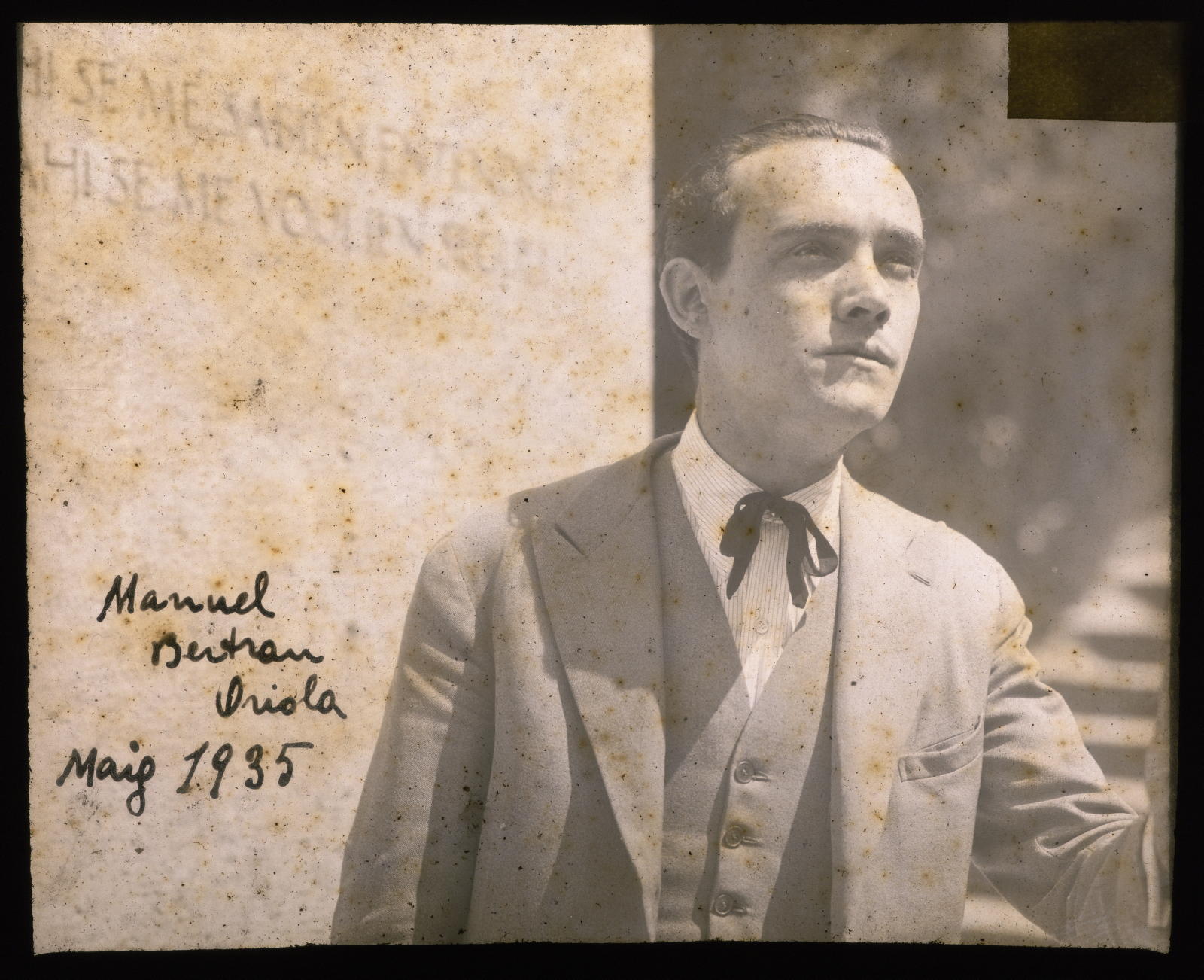 Desconegut, [Retrat] Manuel Bertrán Oriola