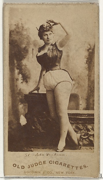 Goodwin & Company, Ada Van Loan, from the Actors and Actresses series (N171) for Old Judge Cigarettes